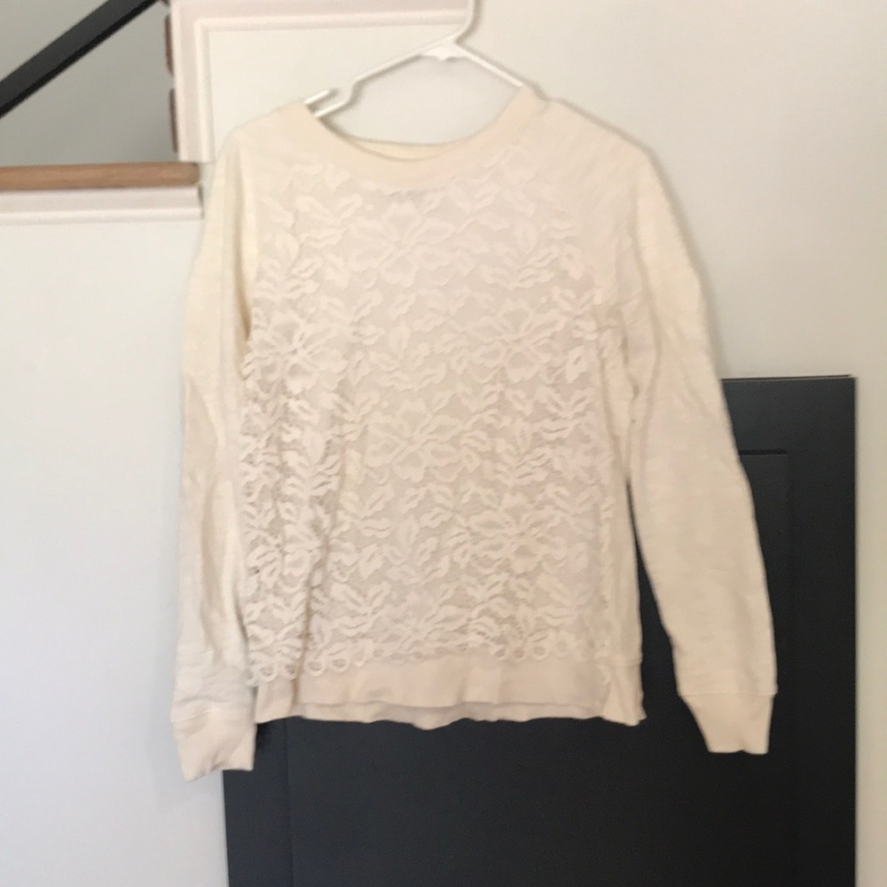 Loft lace sweater